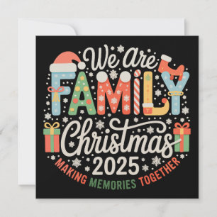 Wir sind Familie Weihnachten 2025 Xmas Ferien