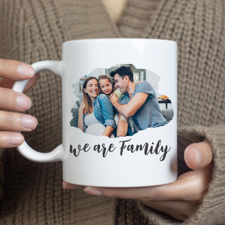 Wir sind familienfreundliches Foto Kaffeetasse