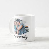 Wir sind familienfreundliches Foto Kaffeetasse (Vorderseite Links)