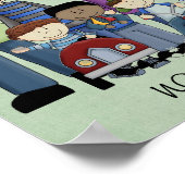 wir sind Familienprint Poster (Ecke)