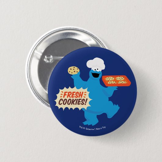Wir sind Feinschmecker | Frische Cookies! Button (Vorne & Hinten)