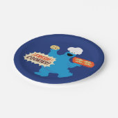 Wir sind Feinschmecker | Frische Cookies! Pappteller (Schrägansicht)