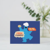 Wir sind Feinschmecker | Frische Cookies! Postkarte (Stehend Vorderseite)