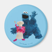 Wir sind Feinschmecker | Klassische Pose Magnet (Vorne)