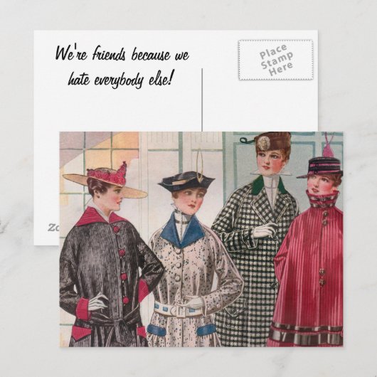 Wir sind Freunde... Postkarte (Vorne/Hinten)