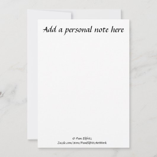 Wir sind Freunde Sprichwort-farbene Kunst Flat Not Mitteilungskarte (Rückseite)