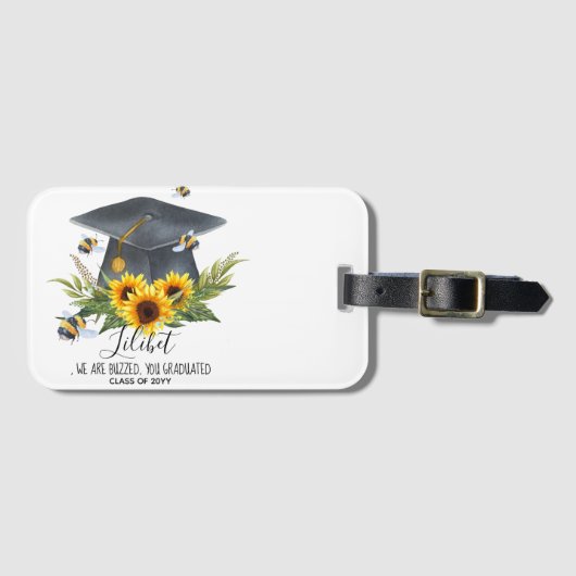 WIR SIND GEBÜHRT! ABSCHLUSS Geschenk Personalisier Gepäckanhänger (Vorderseite (Horizontal))