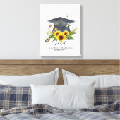 WIR SIND GEBÜHRT! ABSCHLUSS Geschenk Personalisier Leinwanddruck (Insitu (Schlafzimmer))