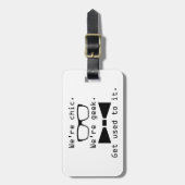 Wir sind Geek Gepäckanhänger (Vorderseite vertikal)