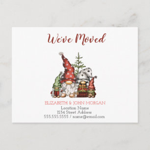 Wir sind gegangen, Familie Gnomes Ankündigungspostkarte