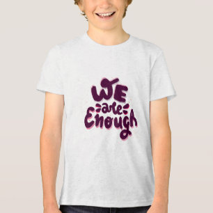 Wir sind genug Tri-Blend shirt