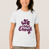 Wir sind genug Tri-Blend shirt (Vorderseite)