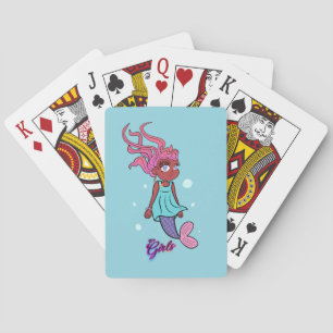 Wir sind Girls USA © Latina Mermaid Chicago-Stil Spielkarten