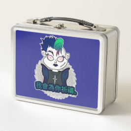 Wir sind Girls USA © Sammelbuntes Metall-Lunchbox Metall Brotdose