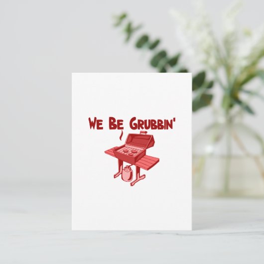 Wir sind Grubbin Postkarte (Stehend Vorderseite)