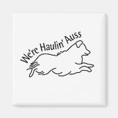 Wir sind Haulins Square Magnet (Vorne)