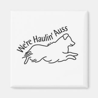 Wir sind Haulins Square Magnet