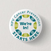 Wir sind herein! Knöpfe Button (Vorderseite)