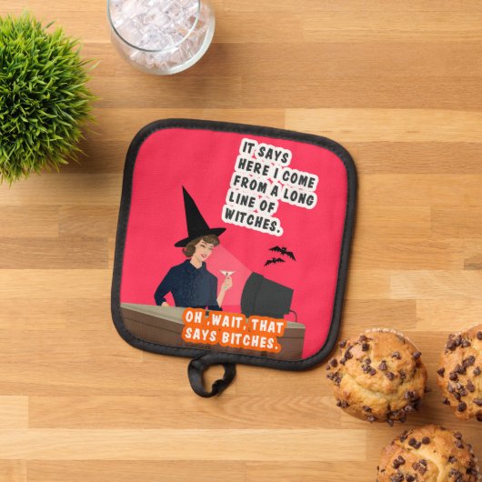 Wir sind Hexen. Topflappen (Oben Unten)