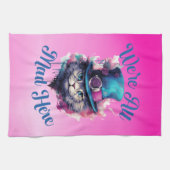 Wir sind hier alle tot - Alice im Wunderland Inspi Geschirrtuch (Horizontal)