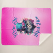 Wir sind hier alle tot - Alice im Wunderland Inspi Sherpadecke (Vorderseite (Horizontal))