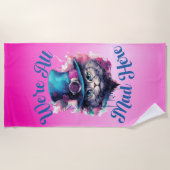 Wir sind hier alle tot - Alice im Wunderland Inspi Strandtuch (Vorderseite)