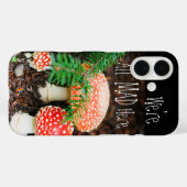 "Wir sind hier alle tot" Mushroom Phone Case (Rückseite (Horizontal))