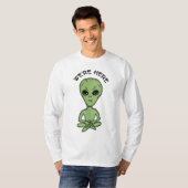 Wir sind hier UFO Alien Invasion Extra Terrestrial T-Shirt (Vorne ganz)