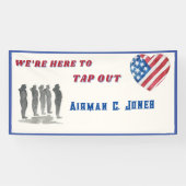 Wir sind hier, um BMT Abschluss Banner Stechen (Horizontal)