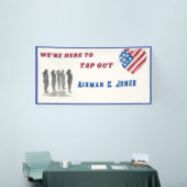 Wir sind hier, um BMT Abschluss Banner Stechen (Messeveranstaltung)