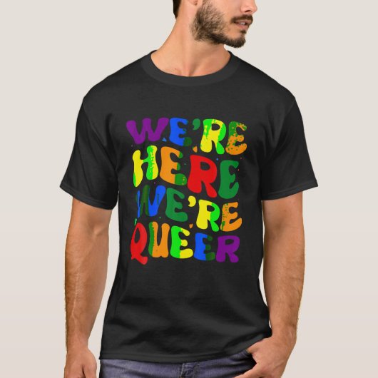 Wir sind hier Wir sind que T-Shirt (Vorderseite)