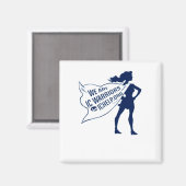 Wir sind IC Warriors - Superheld Magnet (Vorderseite/Rückseite)