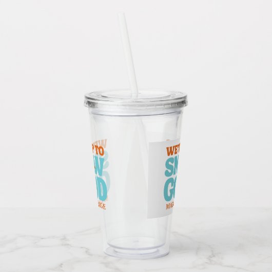 Wir sind im Begriff, gute Bachelorette zu schneit Acryltrinkbecher (Links)