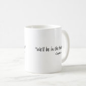 Wir sind im Hudson (Schwarzes) Kaffeetasse (VorderseiteRechts)