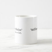 Wir sind im Hudson (Schwarzes) Kaffeetasse (Mittel)