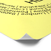 Wir sind immer noch hier/Schwarze Poster (Ecke)