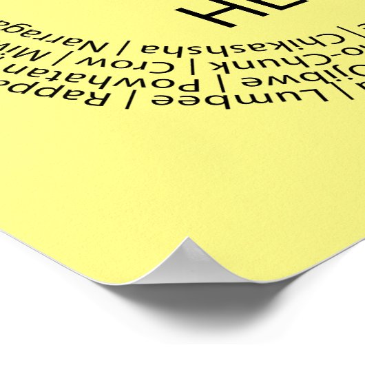 Wir sind immer noch hier/Schwarze Poster (Ecke)