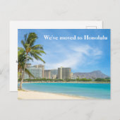 Wir sind in das Honolulu Beach Foto Custom Moving  Postkarte (Vorne/Hinten)