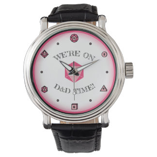 Wir sind in der D&D-Zeit - PINK Armbanduhr