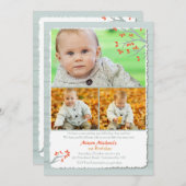 Wir sind in der Liebe Foto Einladung gefallen (Vorne/Hinten)