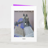 Wir sind in einem lauten Ritter Karte (Rückseite)