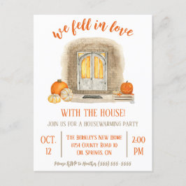 Wir sind in Liebe mit der Mitteilung über den Umzu Postkarte