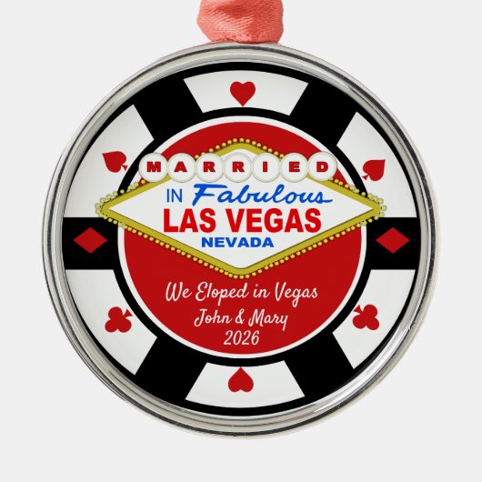 Wir sind in Vegas durchgebrannt Ornament 2026 (Vorne)