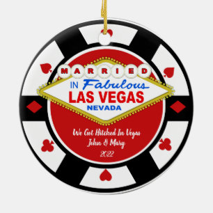 Wir sind in Vegas getraut worden Ornament