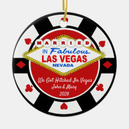 Wir sind in Vegas getraut worden Ornament 2026