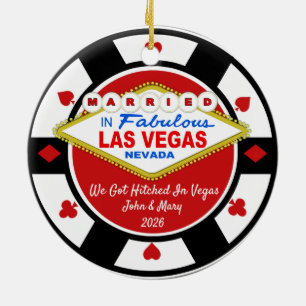 Wir sind in Vegas getraut worden Ornament 2026