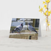 WIR SIND KEINE STOOLPIGEONEN KARTE (Gelbe Blume)