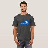 Wir sind KentuckyStrong Staat Silhouette mit Herz T-Shirt (Vorne ganz)