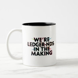 Wir sind LEDGER-nds im Making - Accounting Spaß Zweifarbige Tasse