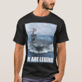 Wir sind Legend USS Enterprise T-Shirt (Vorderseite)